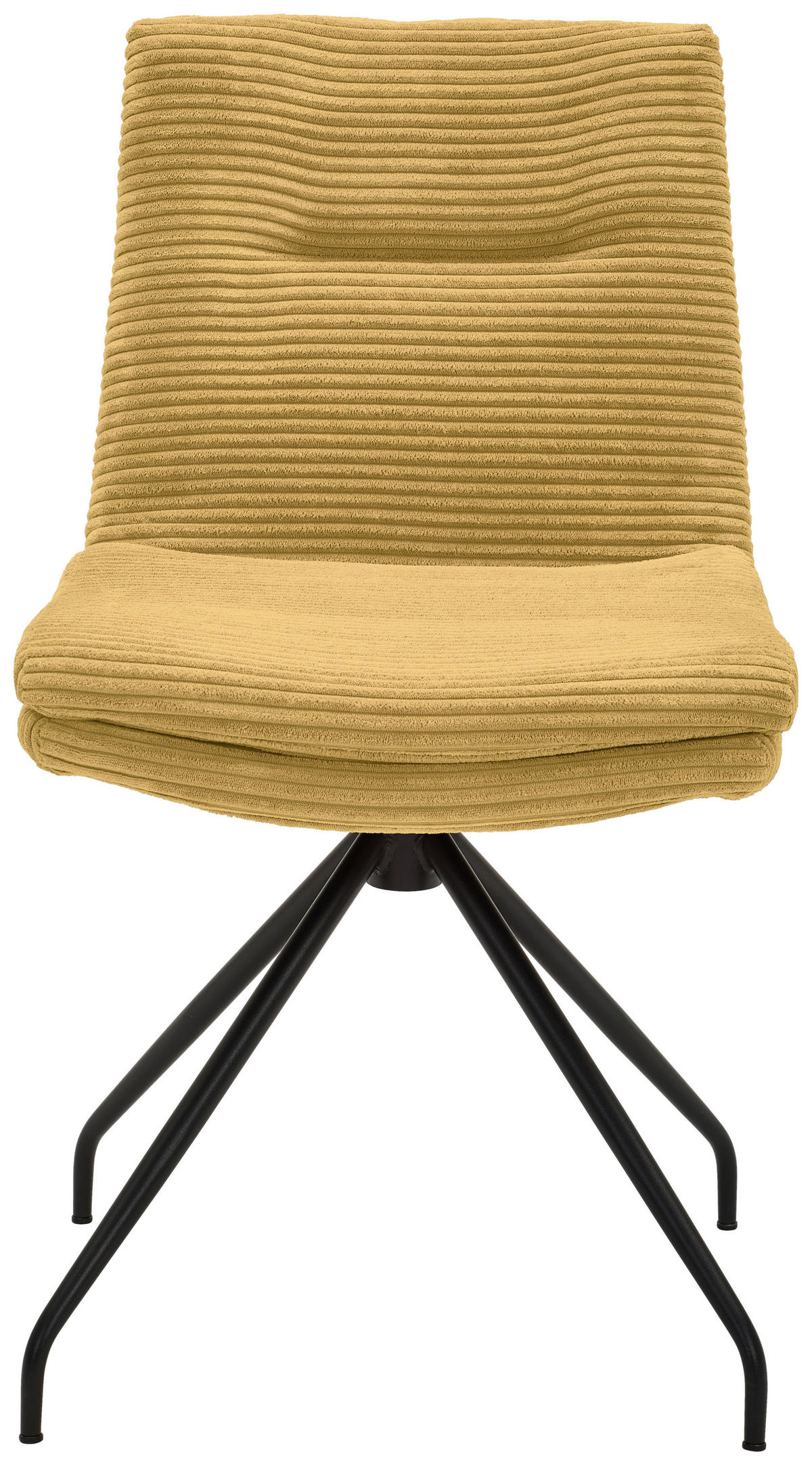 STUHL - Gelb/Schwarz, Design, Textil/Metall (50/85/64cm) - Musterring