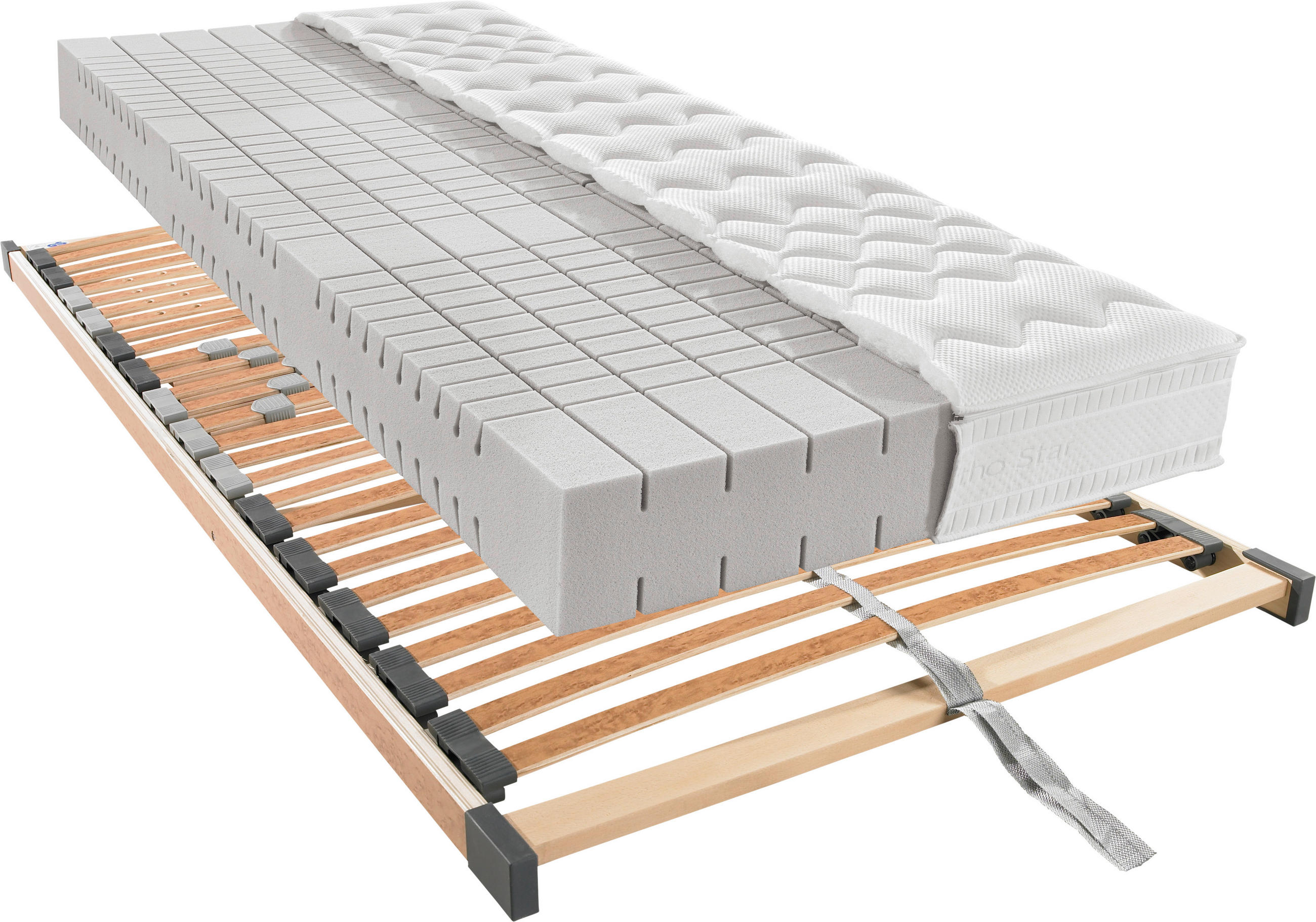 SET Z VZMETNICO - barve breze, Basics, les (140/200cm) - Novel