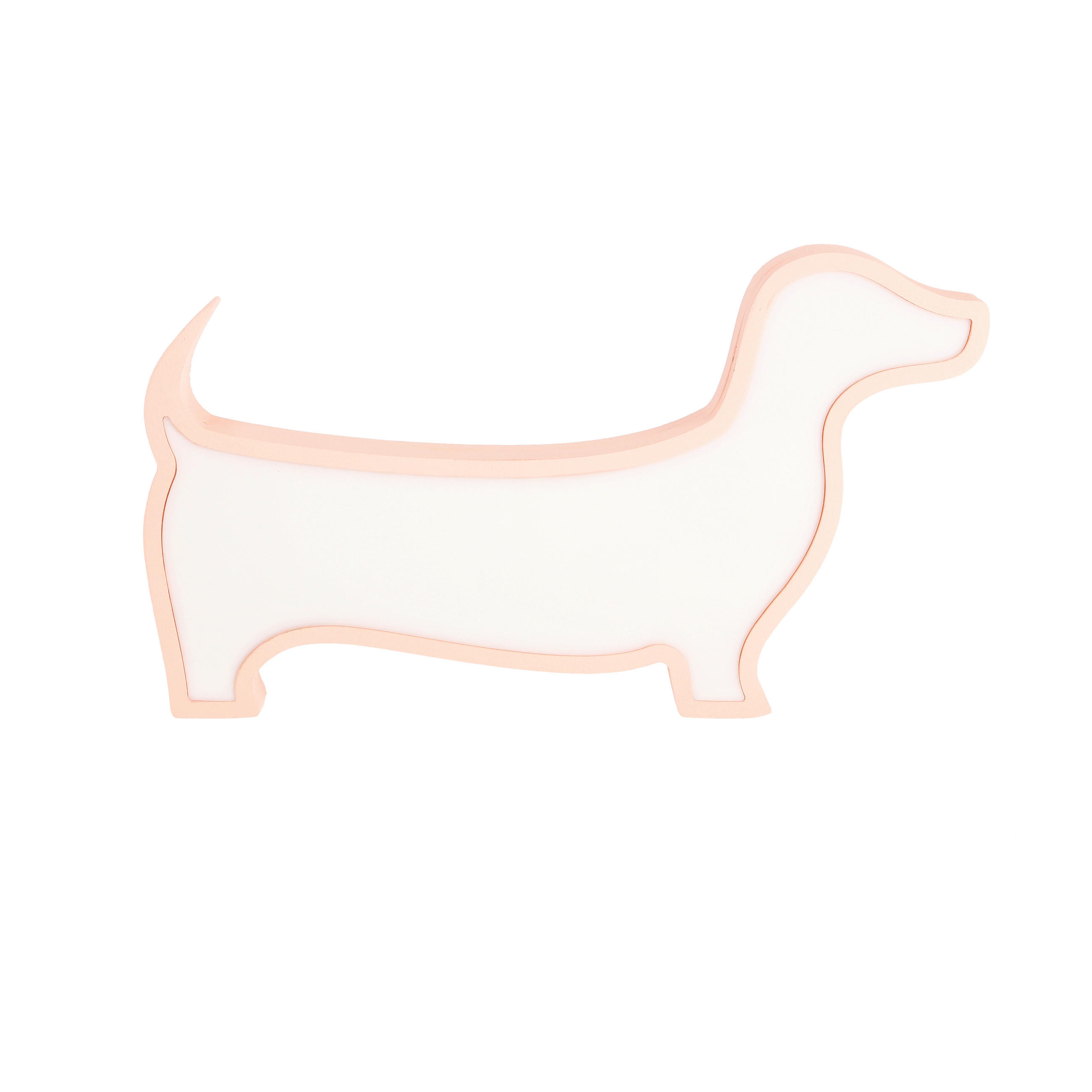 DJEČJA STOLNA SVJETILJKA Dog  - pink, Basics, drvni materijal/plastika (32/3.5/18cm)