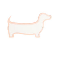 DJEČJA STOLNA SVJETILJKA Dog  - pink, Basics, drvni materijal/plastika (32/3.5/18cm)