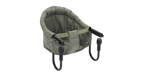 TISCHSITZ MAXI - Schwarz/Grün, Basics, Kunststoff/Textil (58,5/38/28,5cm) - My Baby Lou