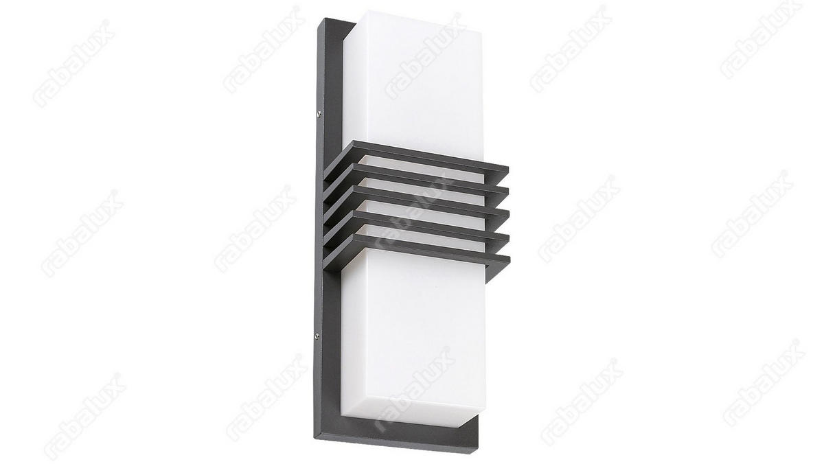 ZIDNA SVJETILJKA VANJSKA Rodez  - bijela/antracit, Basics, metal/plastika (12/30cm)