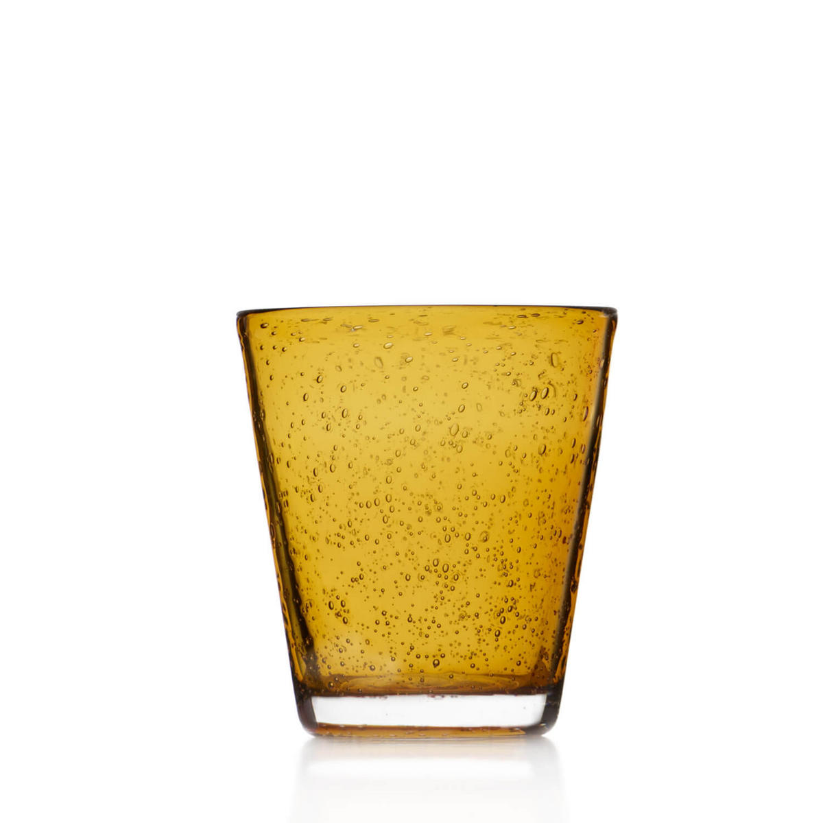 GLÄSERSET Burano 6-teilig  - Bernsteinfarben, Trend, Glas (9/10/9cm) - Leonardo