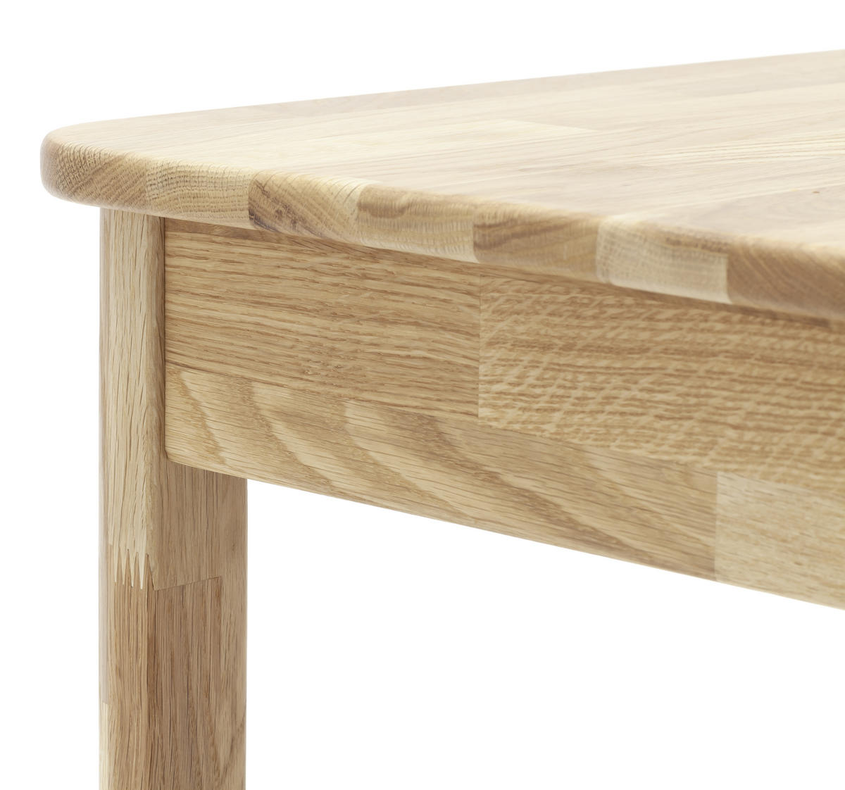 ESSTISCH Wildeiche massiv rechteckig Wildeiche  - Wildeiche, KONVENTIONELL, Holz (120/80/76cm) - MID.YOU