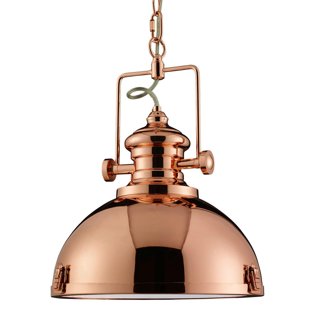 SVJETILJKA VISEĆA  31/150 cm      Louisiana  - bakrenaste boje, Design, metal/plastika (31/150cm)