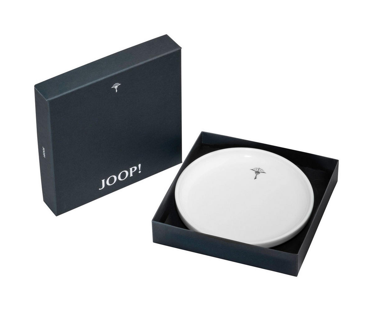 APERITIFTELLER Weiß 10 cm Single Cornflower  - Weiß, Design, Keramik (10cm) - Joop!