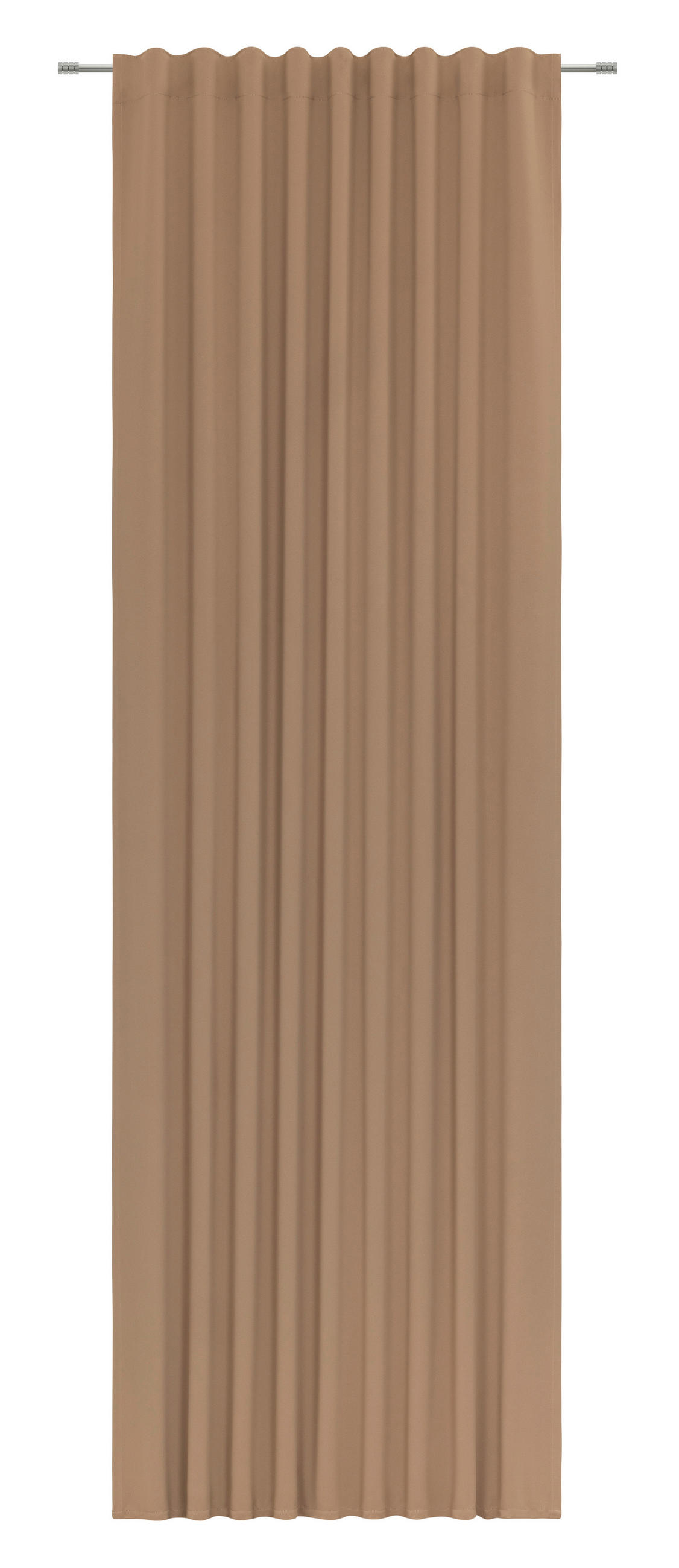 FERTIGVORHANG Verdunkelung  - Mokka, Basics, Textil (140/300cm) - Esposa