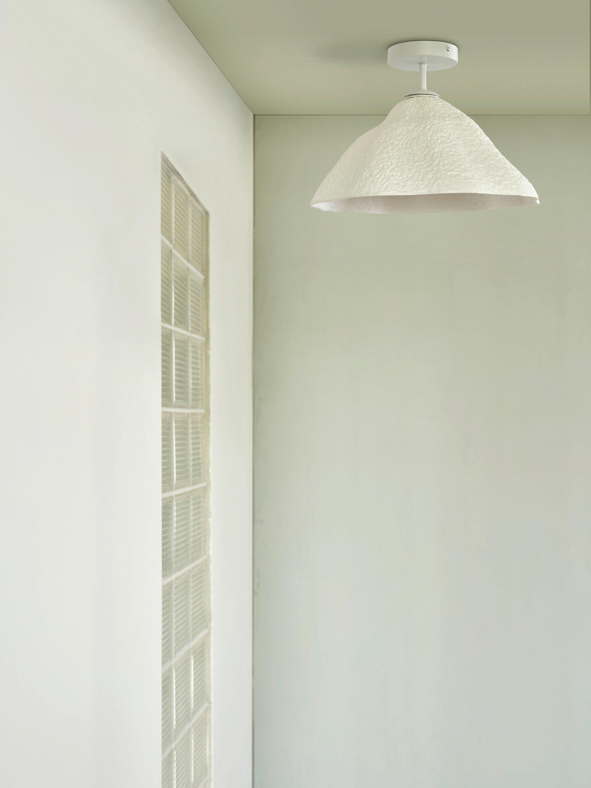 DECKENLEUCHTE 39,6/25,2 cm   - Weiß, Design, Papier/Metall (39,6/25,2cm) - Osram