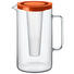 GLASKRUG 2,5 l - Transparent/Rot, Basics, Glas/Kunststoff (17,6/25,2cm) - Bohemia GLASKRUG 2,5 l - Transparent/Rot, Basics, Glas/Kunststoff (17,6/25,2cm) - Bohemia