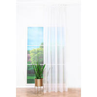 MATERIAL PERDELE ȘI DRAPERII transparent  - alb, Basics, textil (80cm)