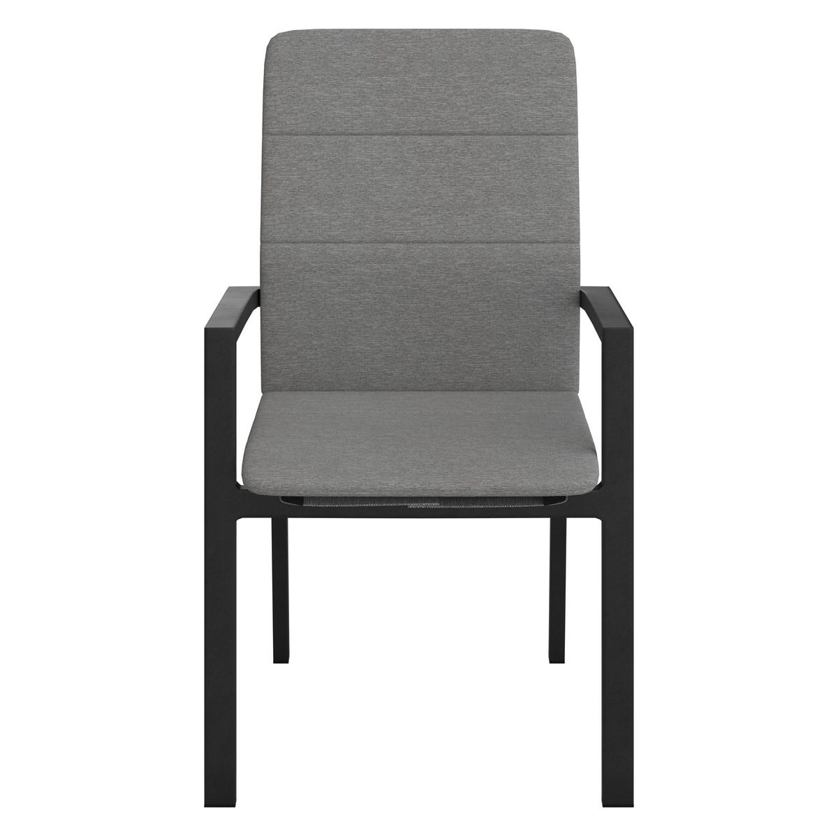 VRTNA STOLICA  antracit  drvo, metal, tekstil      - antracit, Design, drvo/metal (57/92/61cm) - Ambia Garden