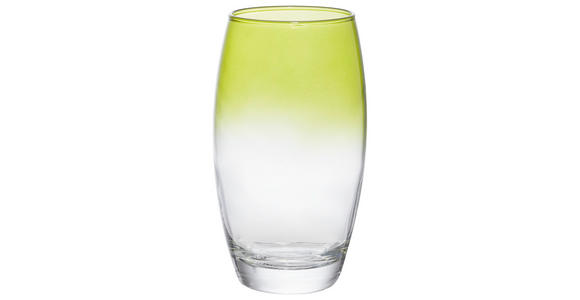 LONGDRINKGLAS 510 ml  - Klar/Grün, Trend, Glas (6,6cm) - Homeware