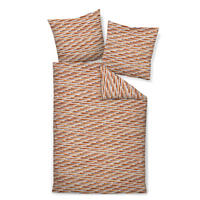BETTWÄSCHE 155/220 cm  - Orange, Design, Textil (155/220cm) - Janine