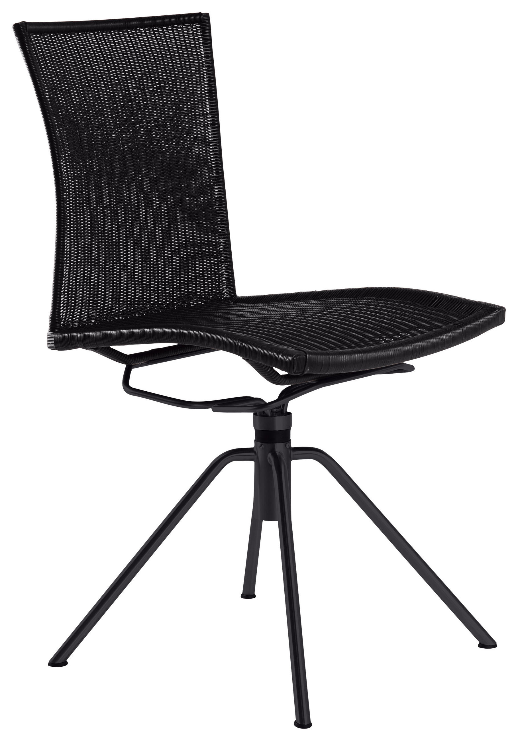 GARTENSTUHL Schwarz  - Schwarz, Basics, Kunststoff (52/91/58cm) - Musterring