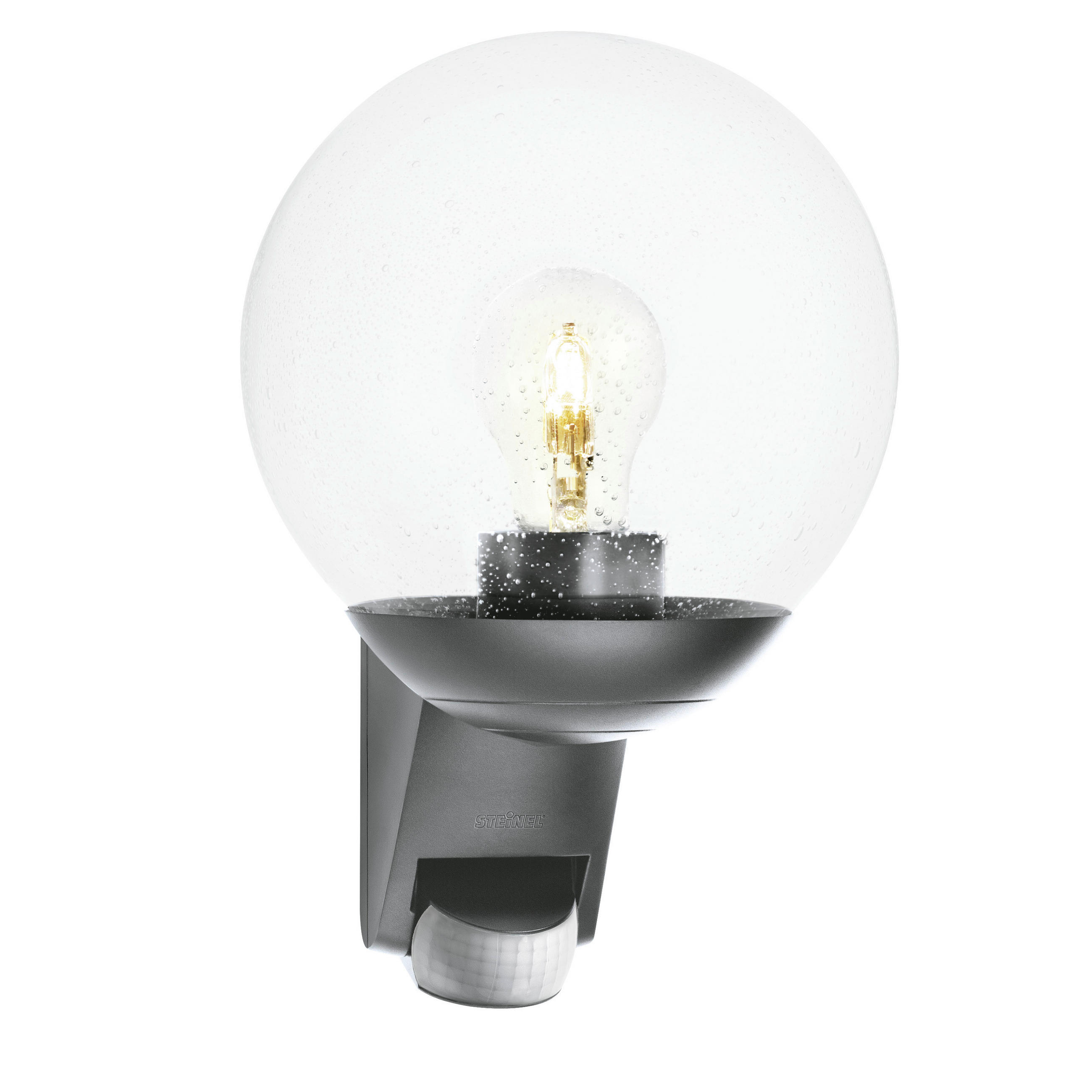 AUßENWANDLEUCHTE 22,9/21,5/31,2 cm   - Anthrazit, Design, Glas/Kunststoff (22,9/21,5/31,2cm) - Steinel