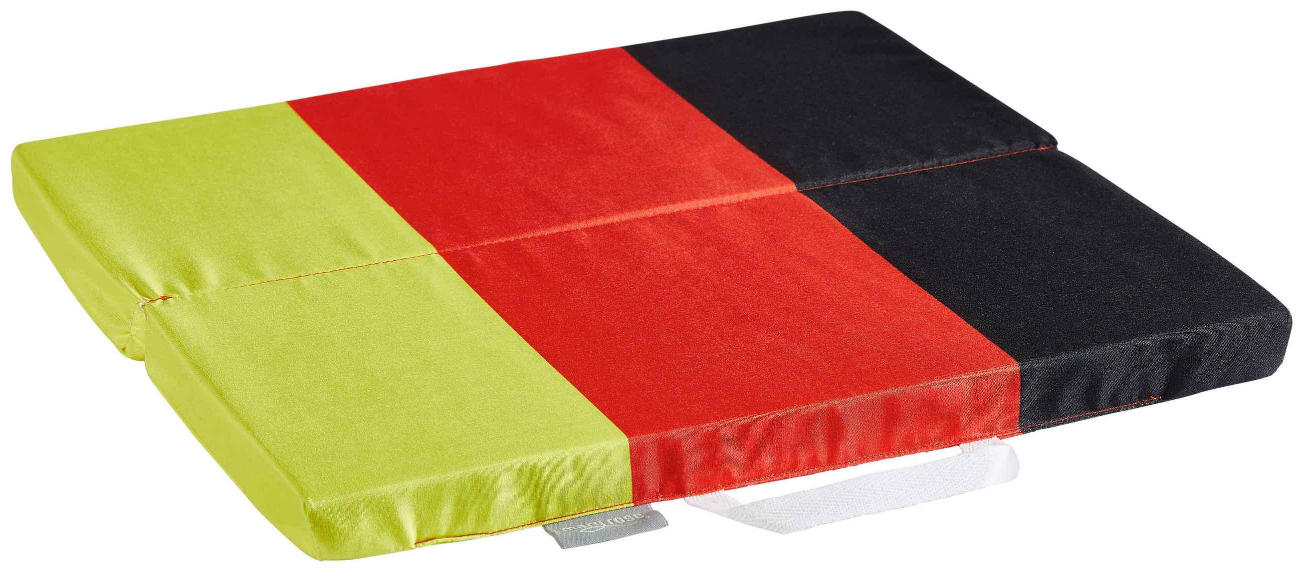 MULTIFUNKTIONSKISSEN 40/40 cm  - Hellrot/Gelb, Basics, Textil (40/40cm)