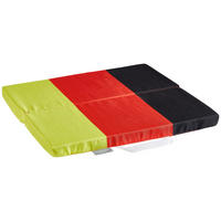 MULTIFUNKTIONSKISSEN 40/40 cm  - Hellrot/Gelb, Basics, Textil (40/40cm)