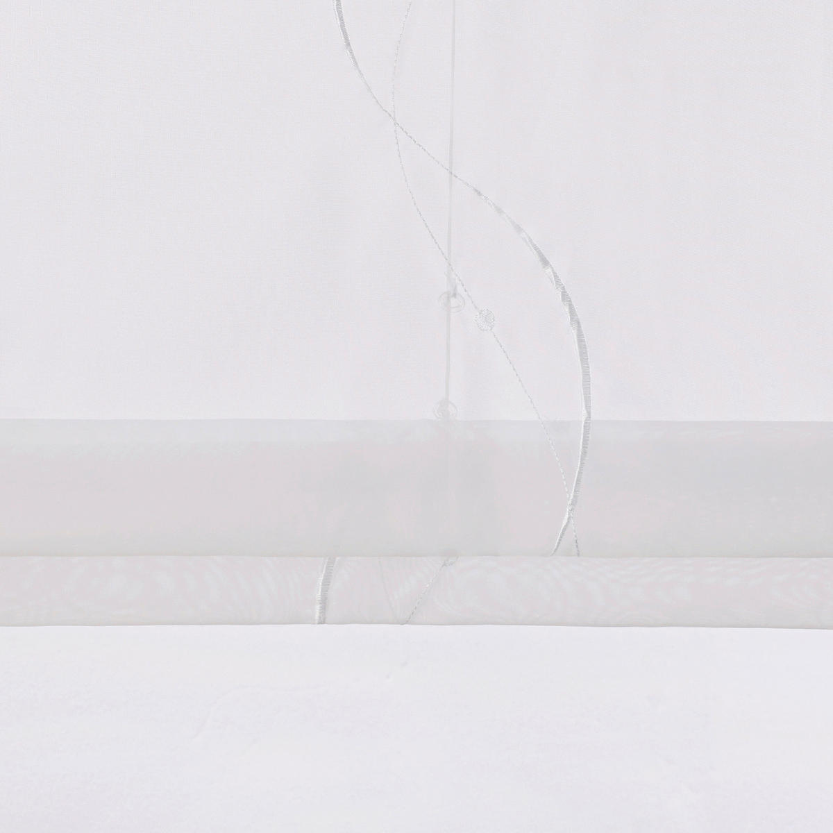 FALTROLLO  transparent  100/140 cm    - Weiß Hochglanz, Basics, Textil (100/140cm)
