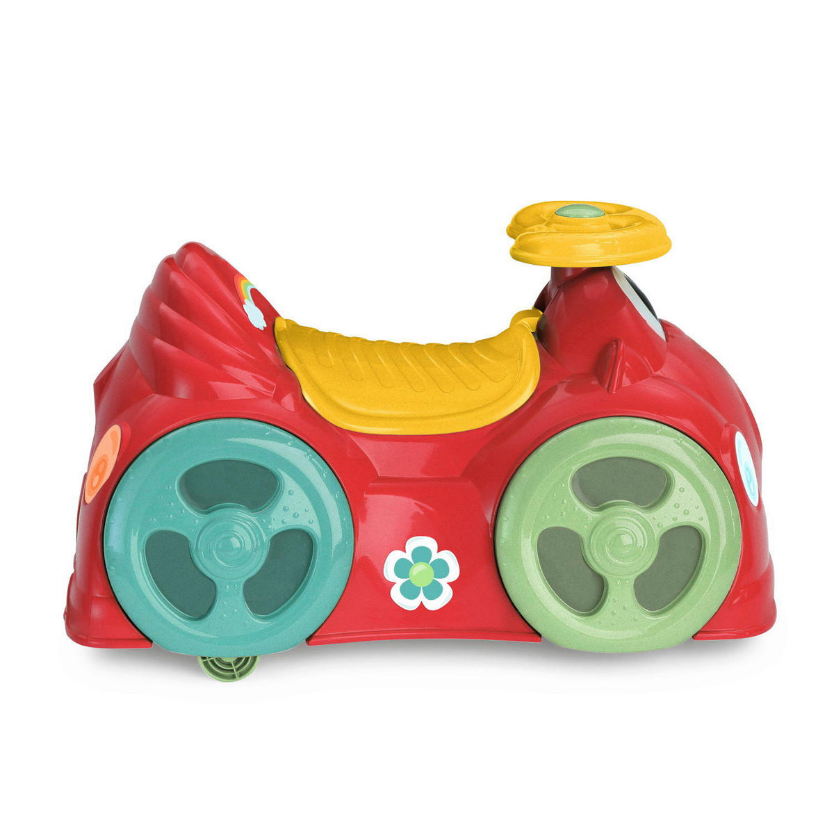 RUTSCHFAHRZEUG All Around Eco +  - Rot/Multicolor, Basics, Kunststoff (58/20/39cm) - Chicco