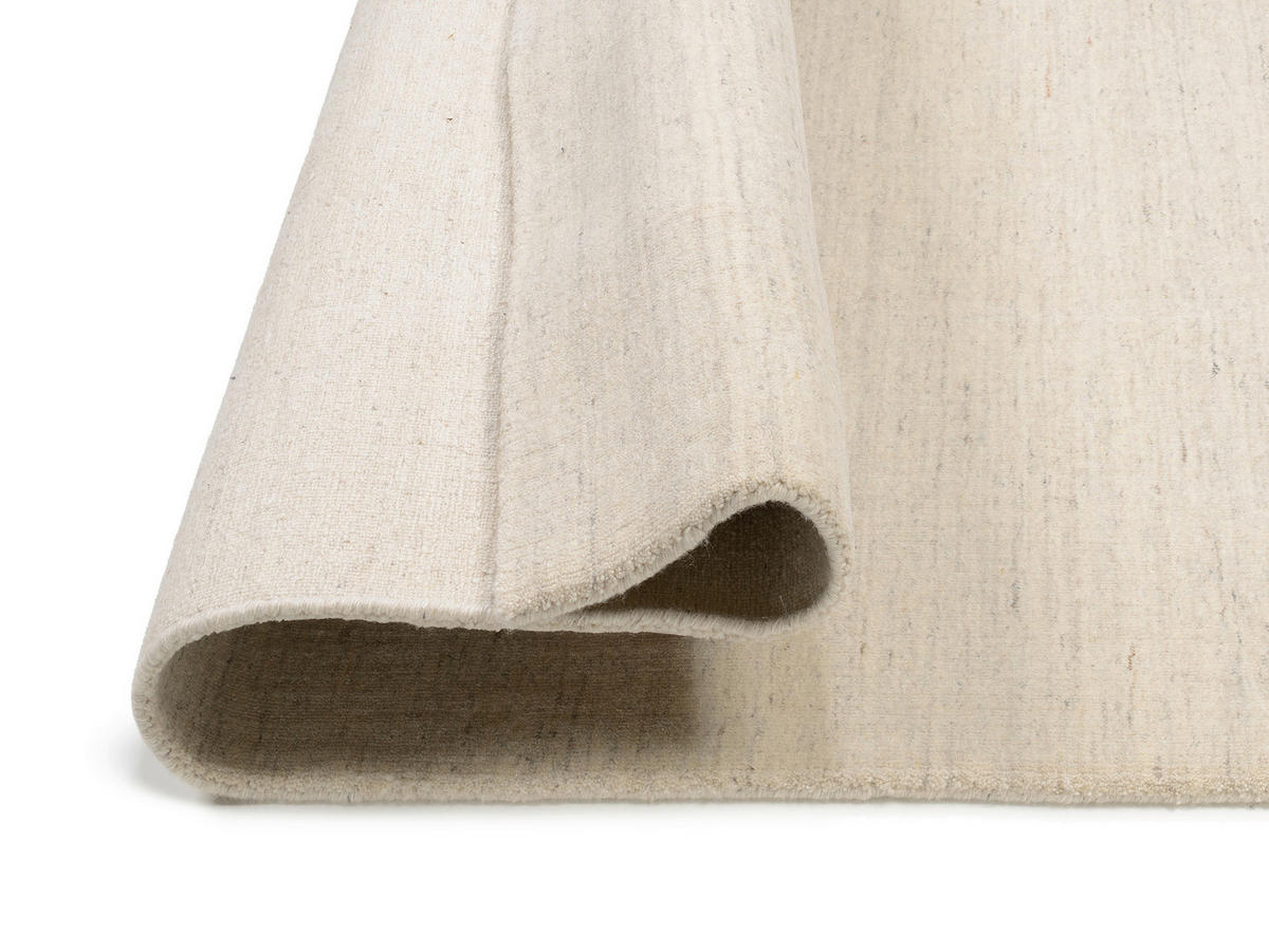 WOLLTEPPICH 200/300 cm Naturfarben, Hellgrau  - Hellgrau/Naturfarben, Basics, Textil (200/300cm) - Linea Natura