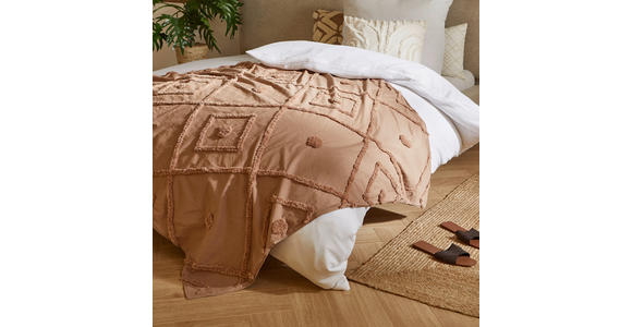 ÜBERWURF 140/200 cm - Braun, MODERN, Textil (140/200cm) - Ambiente
