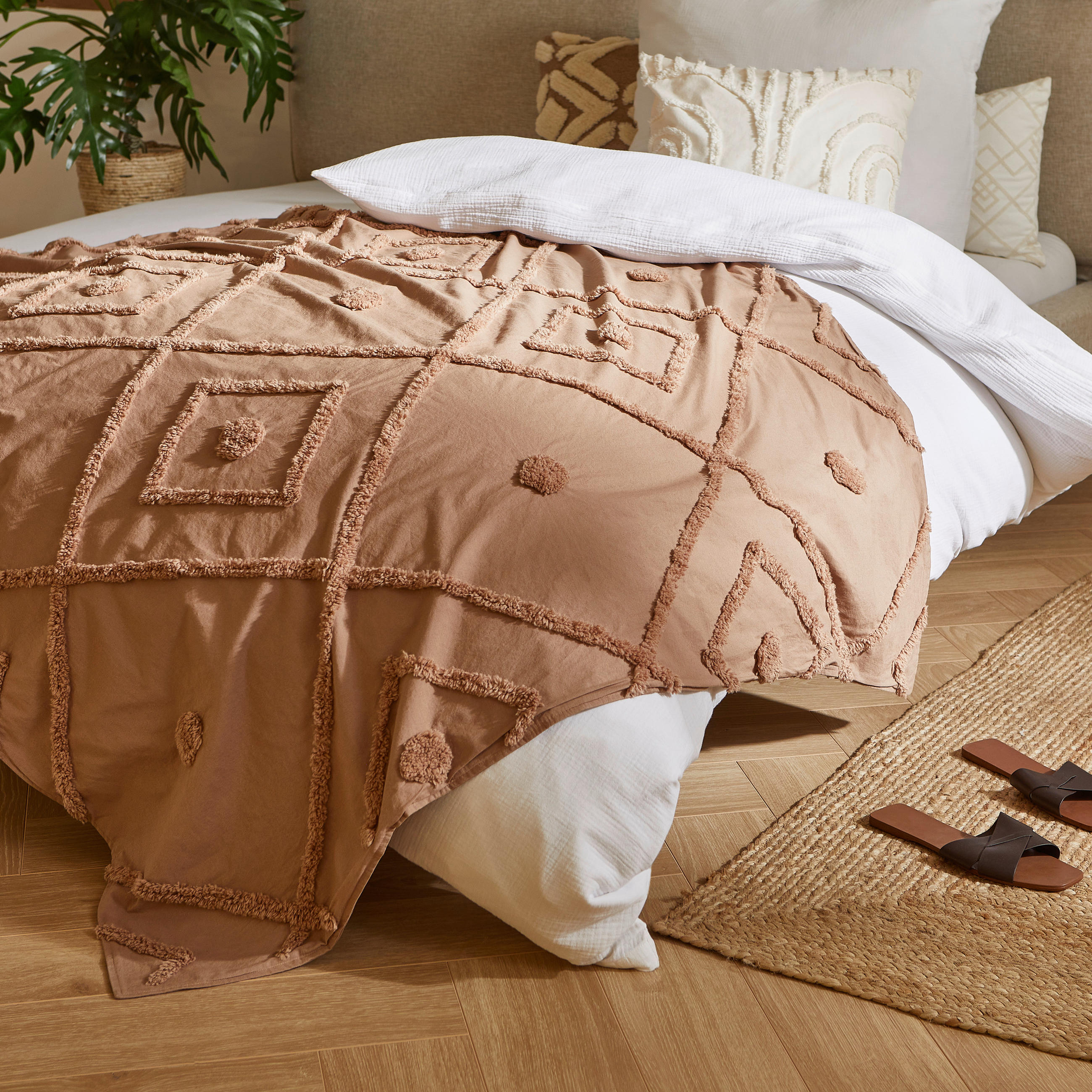 ÜBERWURF 140/200 cm  - Braun, Modern, Textil (140/200cm) - Ambiente