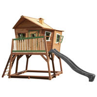 SPIELTURM 432/288/193 cm  - Braun/Grau, KONVENTIONELL, Holz (432/288/193cm) - Ambia Garden