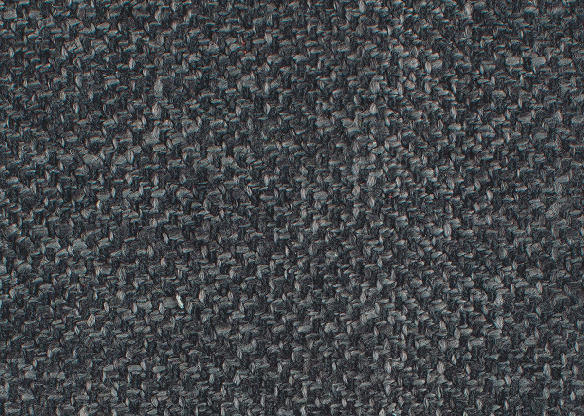 ECKSOFA in Flachgewebe Anthrazit  - Anthrazit/Schwarz, Design, Textil/Metall (310/250cm) - Moderano