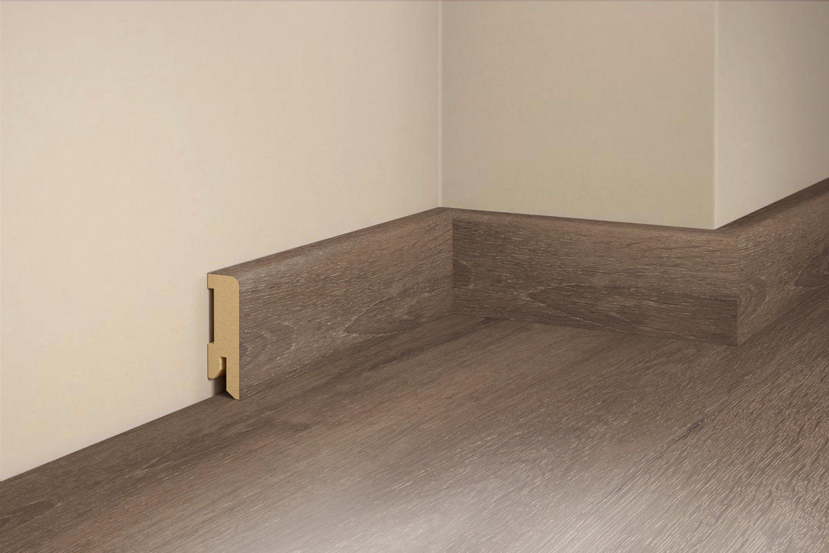 SOCKELLEISTE Eiche Macchiato  - Basics, Holz (240/5/1,6cm) - Tilo