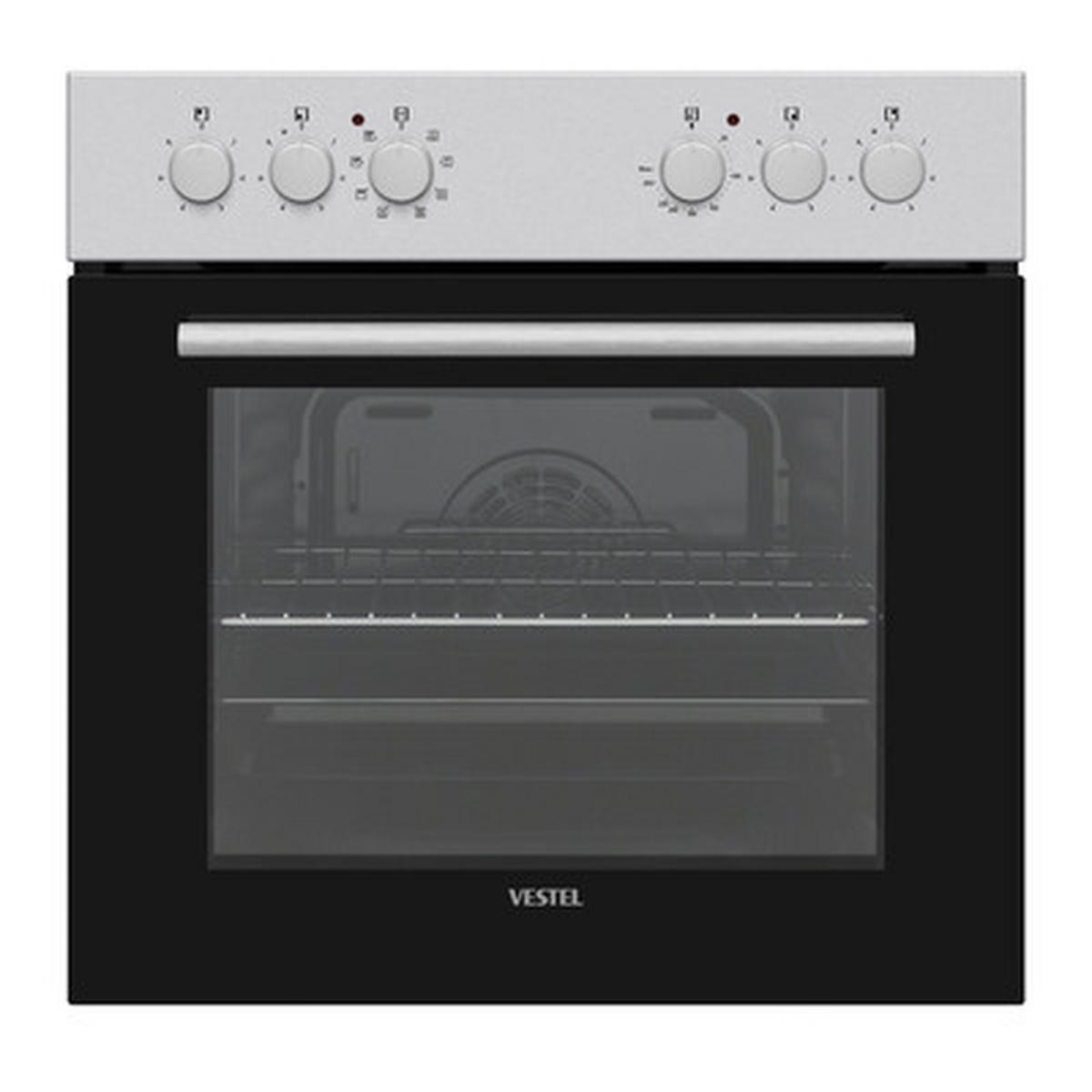 KÜCHENBLOCK 310 cm   in Weiß  - Eichefarben/Silberfarben, Trend, Holzwerkstoff/Metall (310cm) - Impuls