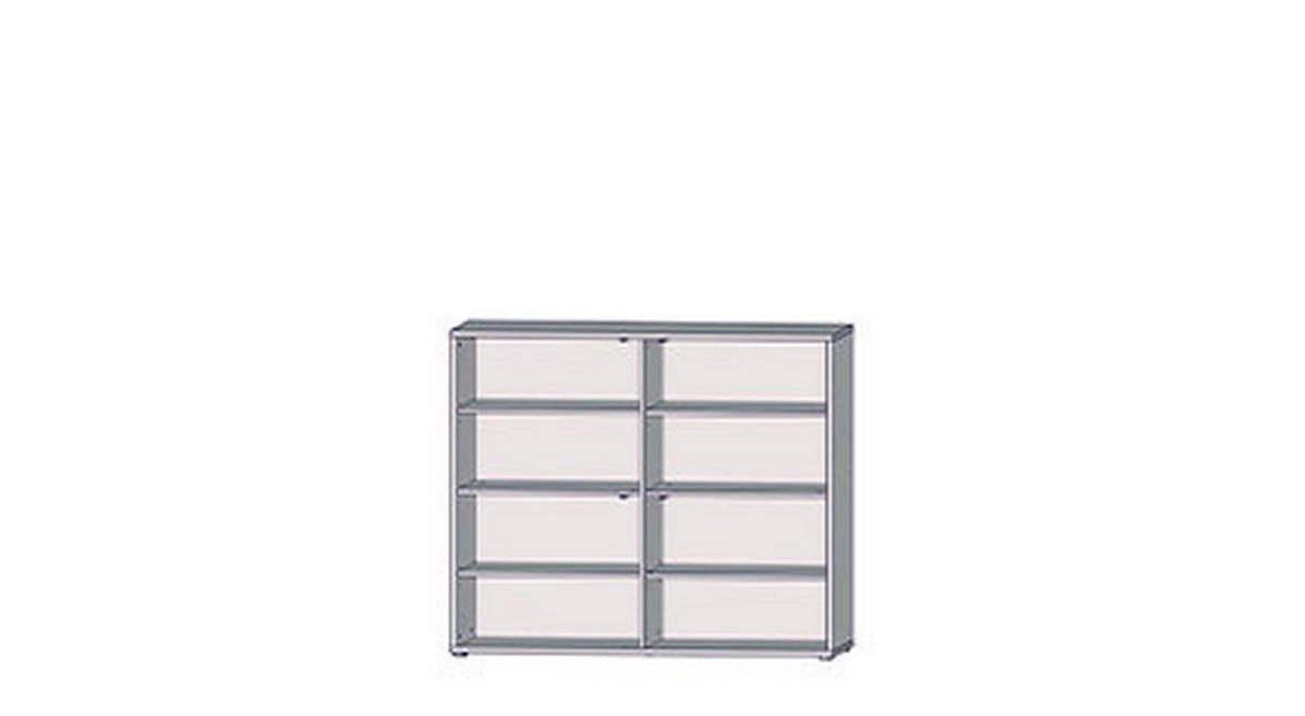 HIGHBOARD  124,5/121,5/34,9 cm  - Sandfarben/Grau, MODERN, Holzwerkstoff/Kunststoff (124,5/121,5/34,9cm) - Carryhome