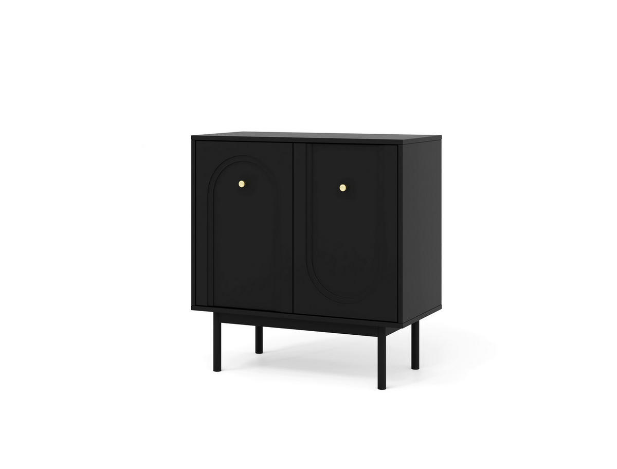 SIDEBOARD Majuro  in 79/82/39 cm  - Kaschmir/Goldfarben, LIFESTYLE, Holzwerkstoff/Metall (79/82/39cm) - MID.YOU