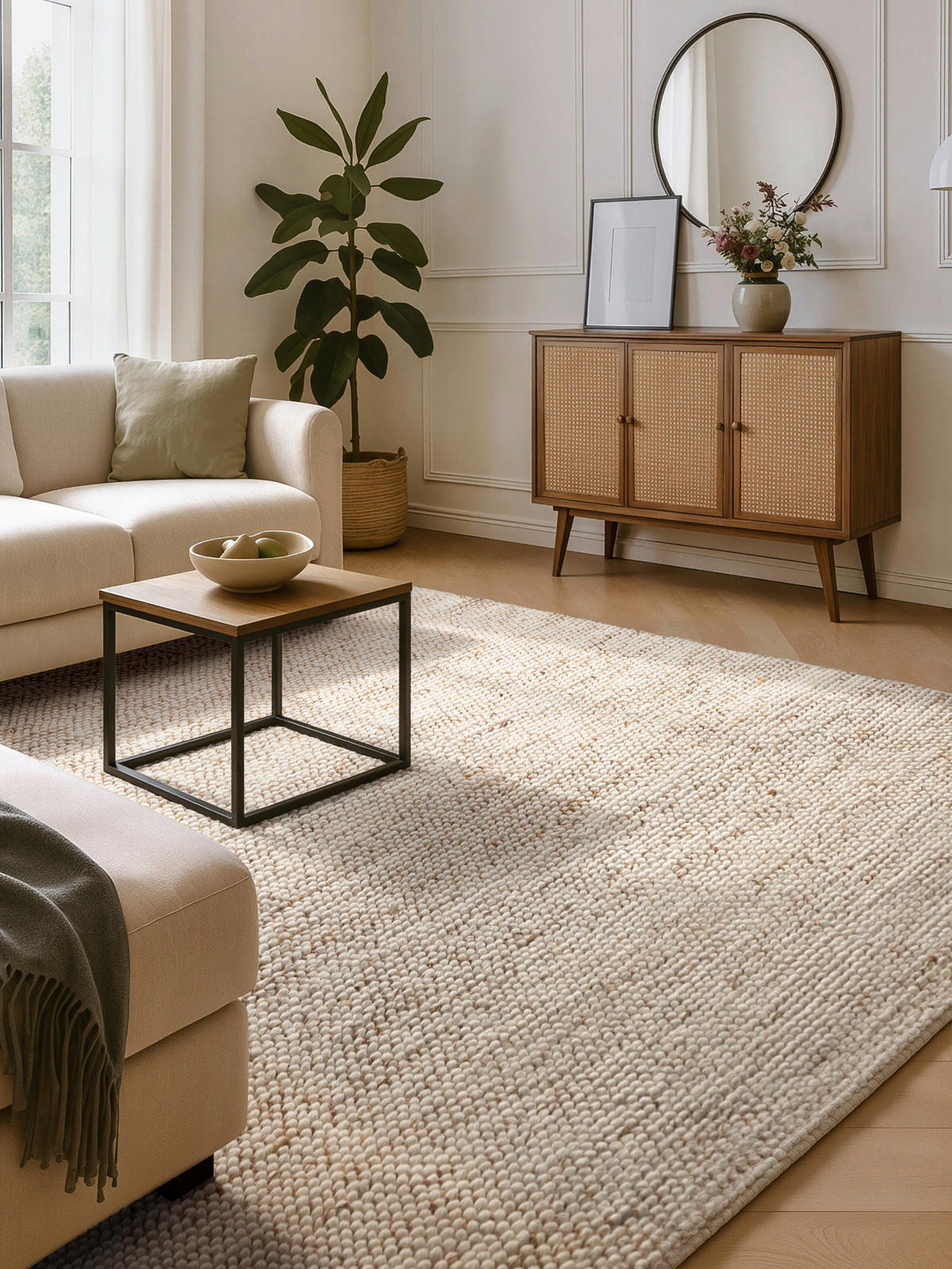 WOLLTEPPICH 120/180 cm Kollektion 1770 Creme, Beige  - Beige/Creme, Basics, Textil (120/180cm) - Villeroy & Boch