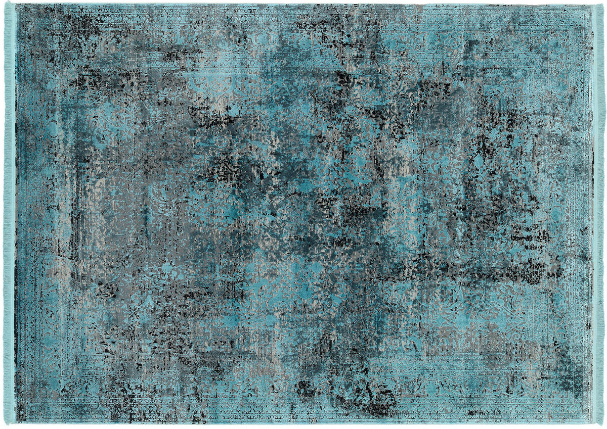 VINTAGE-TEPPICH 140/200 cm Blau  - Blau, Design, Textil (140/200cm) - Dieter Knoll