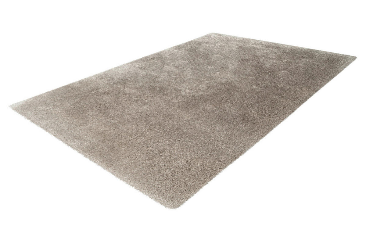 HOCHFLORTEPPICH 80/150 cm Silberfarben rechteckig  - Silberfarben, Basics, Textil (80/150cm) - Kayoom