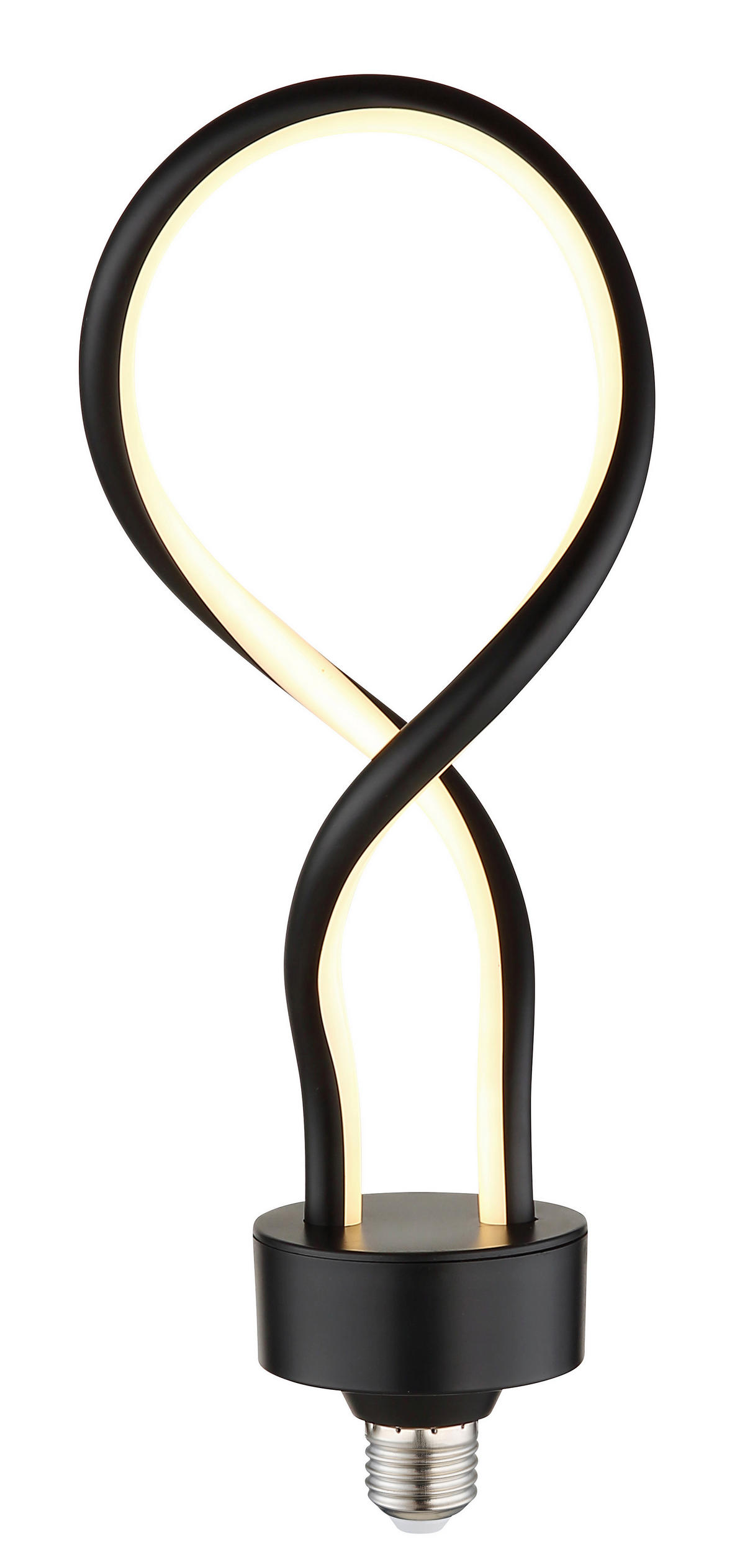 LED-LEUCHTMITTEL E27 6 W 810 lm  - Opal/Schwarz, Basics, Kunststoff/Metall (15,2/32,7cm) - Globo