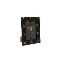 RAMĂ PENTRU POZE  - auriu/negru, Basics, material pe bază de lemn (16/21/1.5cm)