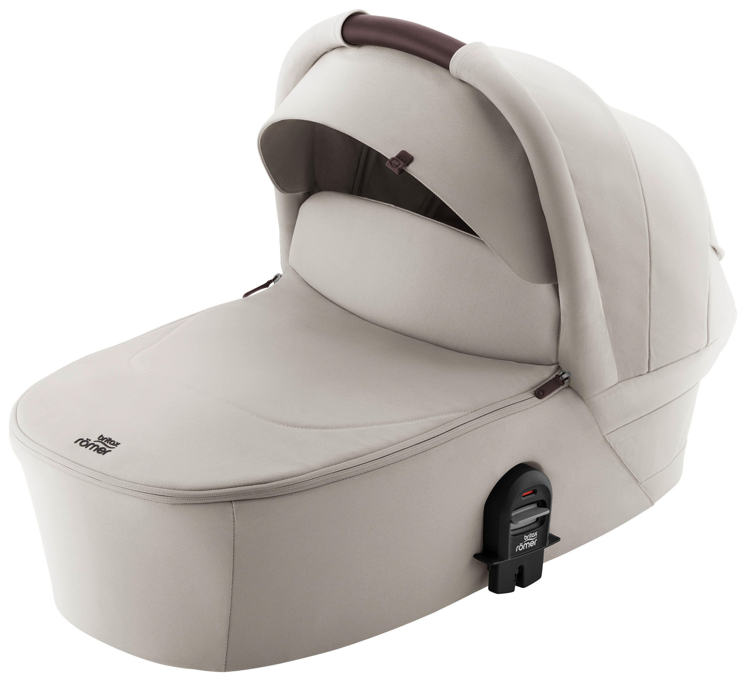 LIEGEWANNE Smile 5Z  - Creme, Basics, Textil/Metall (20/43/85,5cm) - Britax Römer