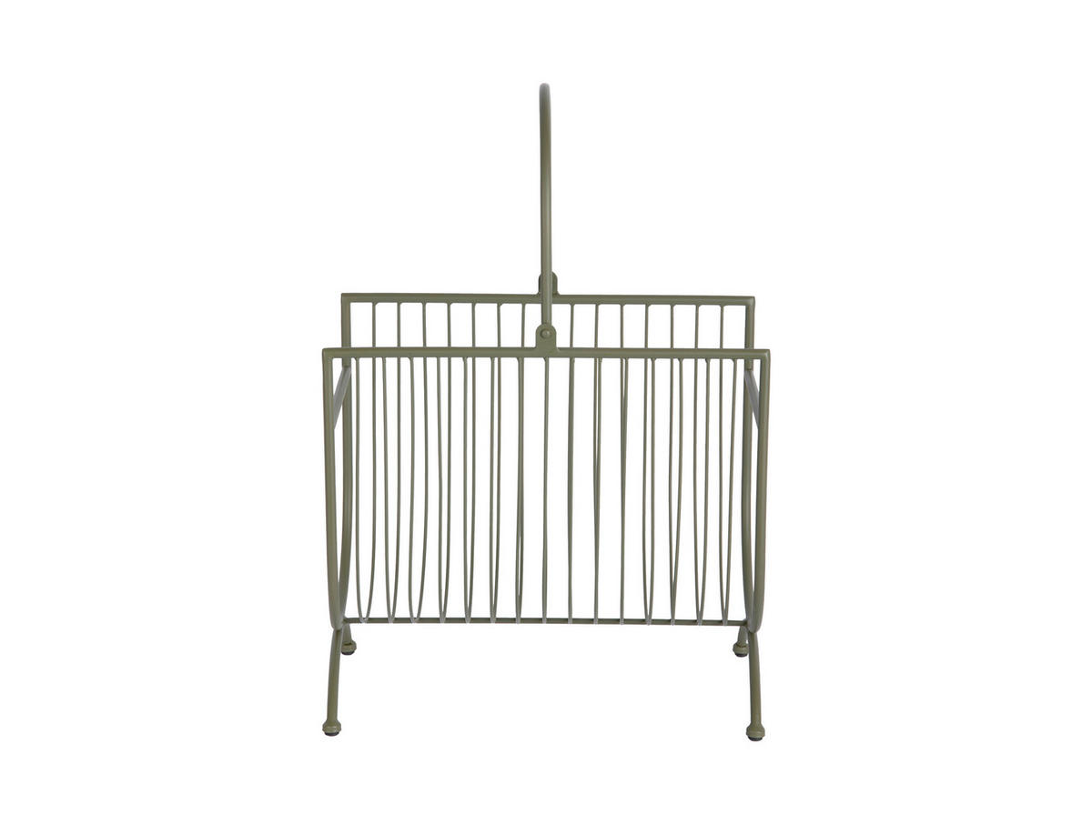 ZEITSCHRIFTENORDNER Metall Grün  - Grün, Basics, Metall (35/20.5/50cm) - Leitmotiv