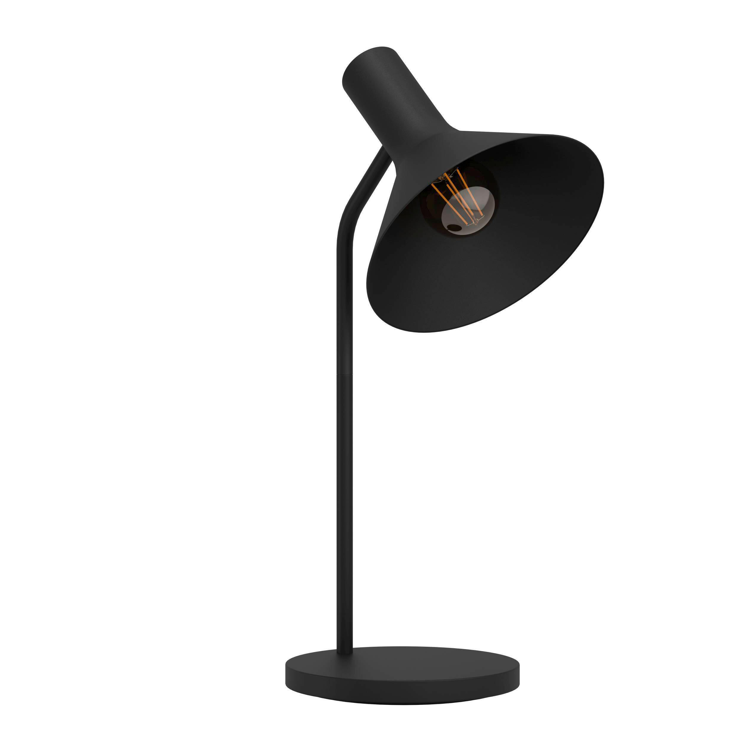 TISCHLEUCHTE 26/20/49,5 cm   - Schwarz, Design, Metall (26/20/49,5cm) - Eglo