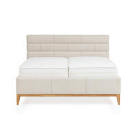 TAPACIRANI KREVET 180/200 cm     bež  - prirodna boja/bež, Konvencionalno, drvo/tekstil (180/200cm) - Hom`in