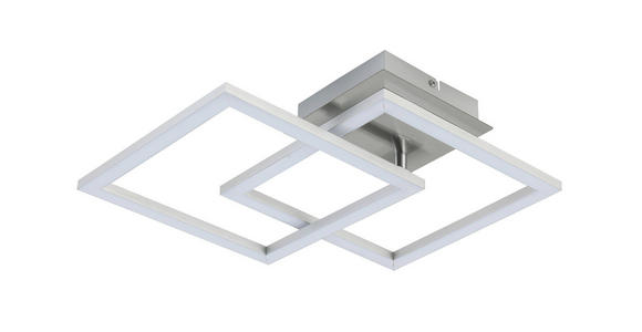 LED-DECKENLEUCHTE 56,7/35/5,5 cm   - Alufarben, Basics, Kunststoff/Metall (56,7/35/5,5cm) - Boxxx