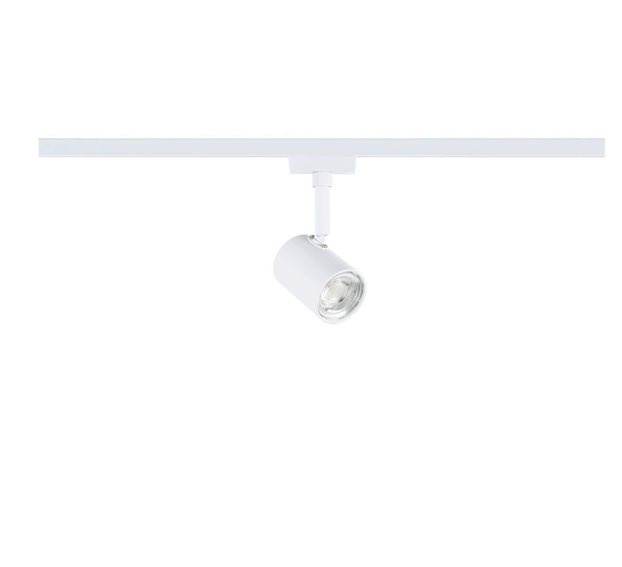 SCHIENENSYSTEM-STRAHLER Limba 15/7/5 cm  - Weiß, Basics, Kunststoff (15/7/5cm) - Paulmann