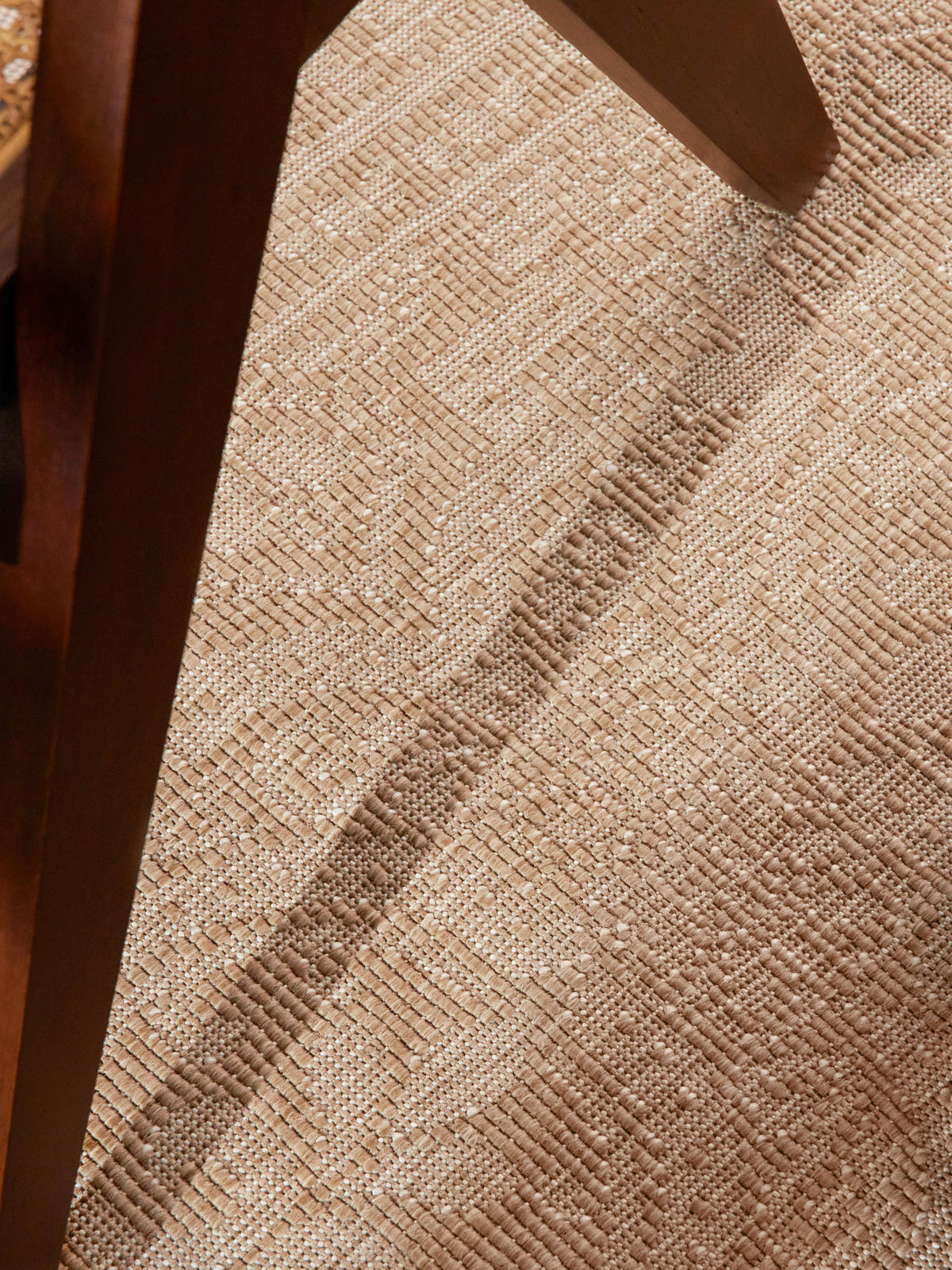 LÄUFER 80/250 cm Duet  - Sandfarben/Weiß, Design, Kunststoff (80/250cm)