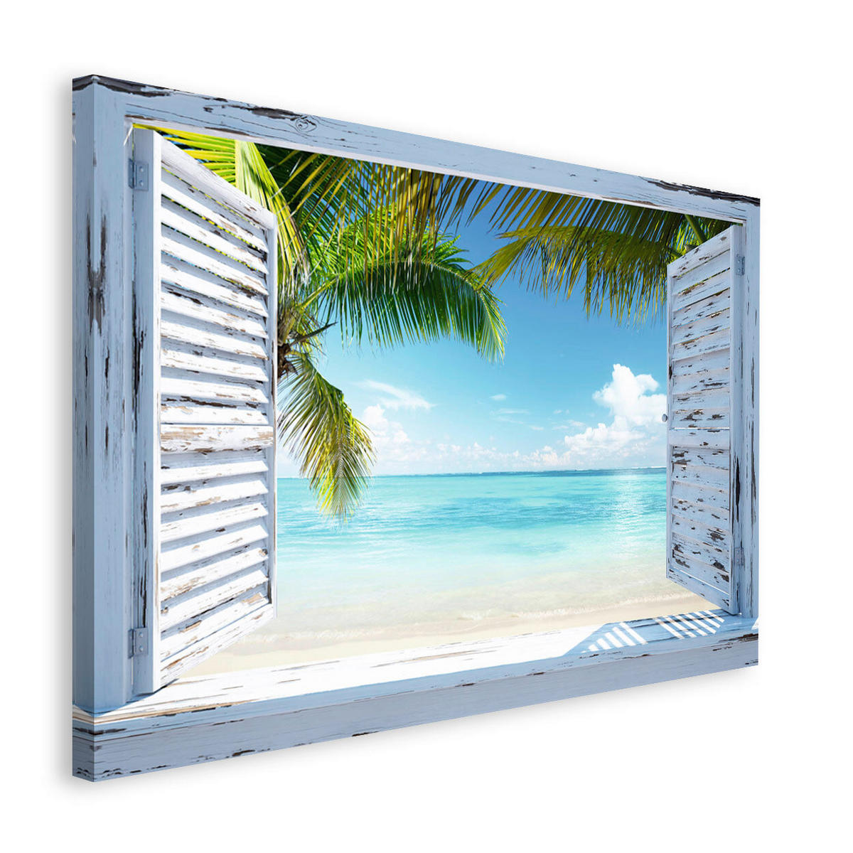 BILD Strand & Meer, Wasser  - Multicolor, Basics, Holz/Papier (70/118/2cm) - Reinders!
