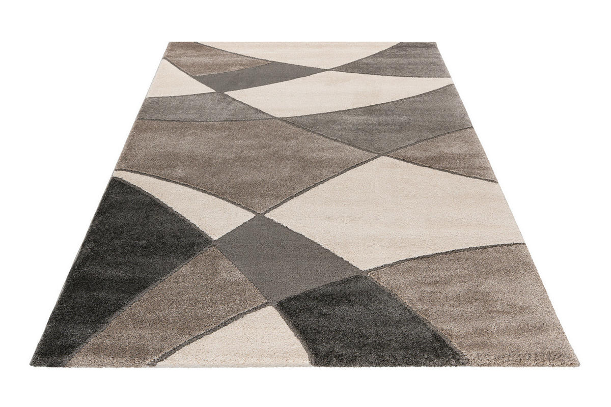 RAVNO TKANA PREPROGA  My Frisco     160/230 cm    tkano  siva  - siva, Basics, tekstil (160/230cm)
