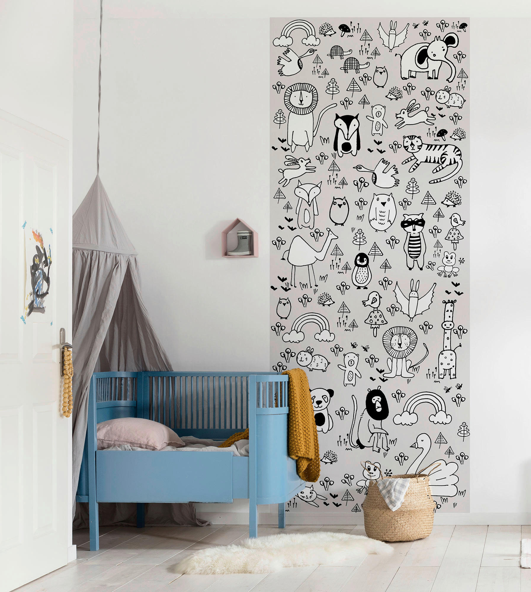 VLIESTAPETE  - Grau, Basics (100/250cm) - Komar