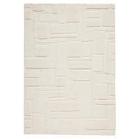 WOLLTEPPICH 130/190 cm Weiß  - Weiß, Natur, Textil (130/190cm) - Novel