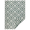 OUTDOORTEPPICH 80/150 cm Twin Creme, Grün  - Creme/Grün, Basics, Kunststoff (80/150cm)