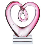 DEKOHERZ  - Pink, KONVENTIONELL, Glas (10,5/13/6cm) - Ambia Home